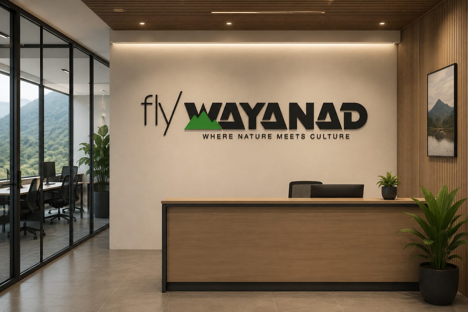 fly wayanad office poster